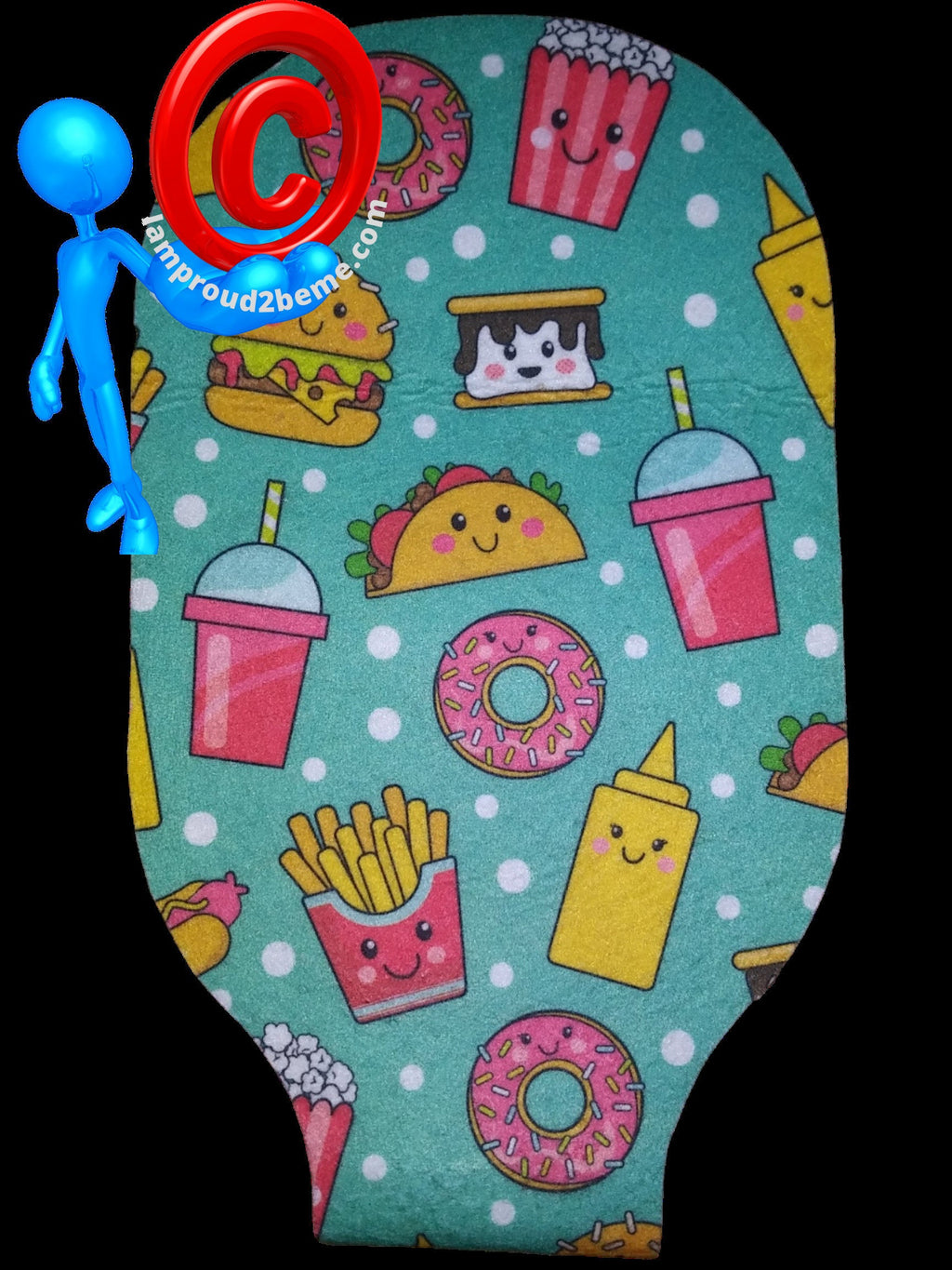 Disposable Fast Food Fun Food Ostomy Bag One Piece Hollister #5831