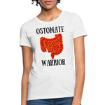 OSTOMATE WARRIOR (Women's T-Shirt) - white
