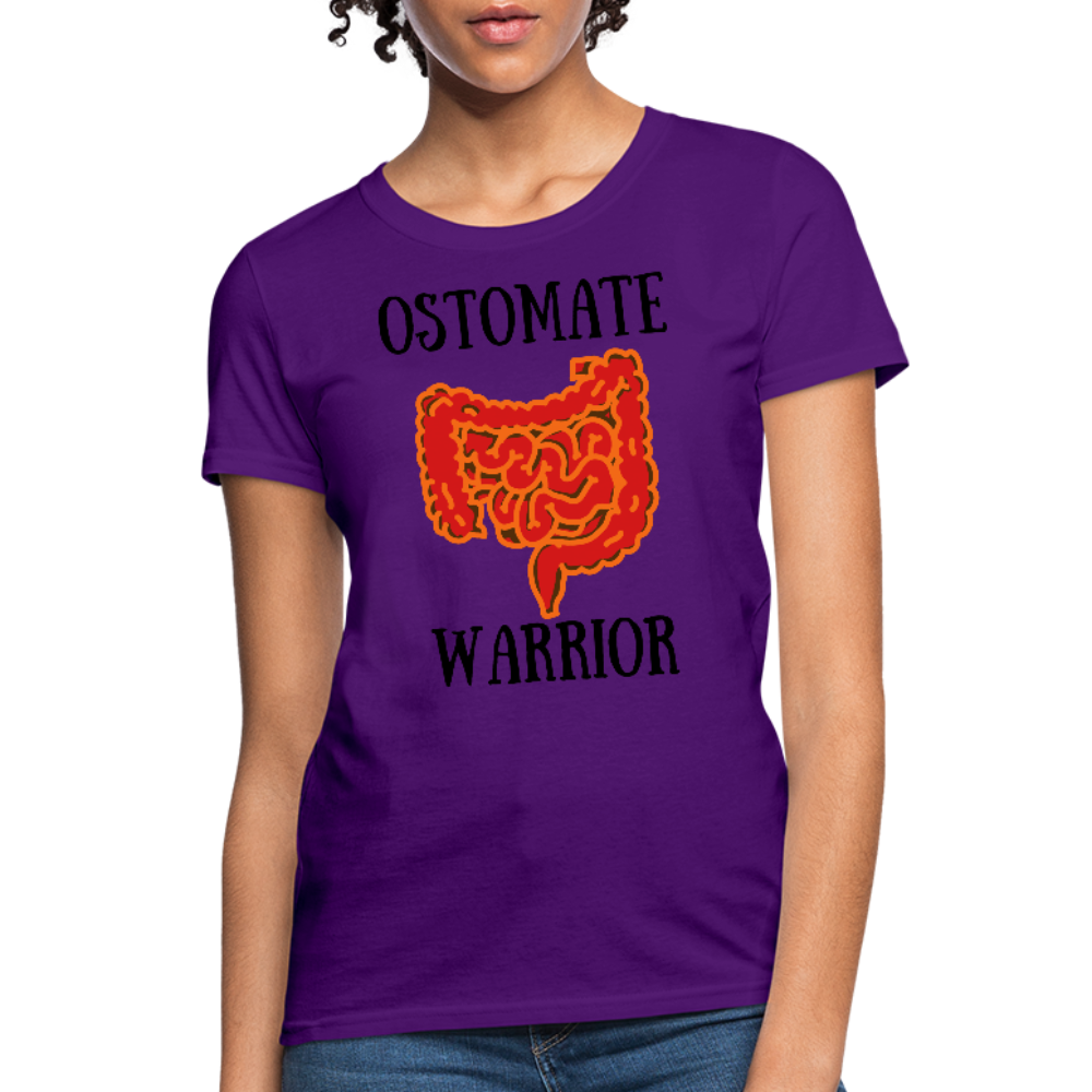 OSTOMATE WARRIOR (Women's T-Shirt) - purple