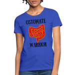 OSTOMATE WARRIOR (Women's T-Shirt) - royal blue