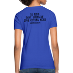 OSTOMATE WARRIOR (Women's T-Shirt) - royal blue