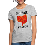OSTOMATE WARRIOR (Women's T-Shirt) - heather gray