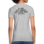 OSTOMATE WARRIOR (Women's T-Shirt) - heather gray