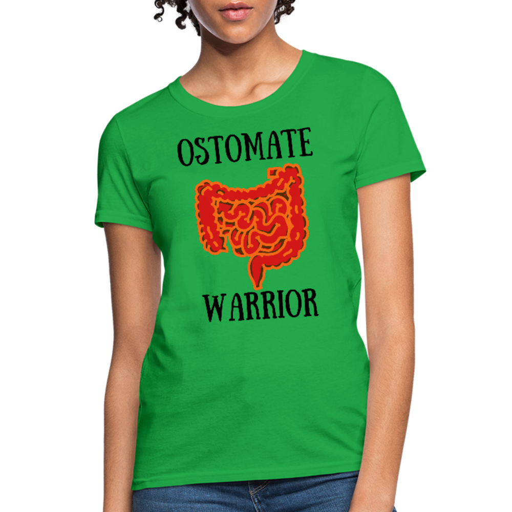 OSTOMATE WARRIOR (Women's T-Shirt) - bright green