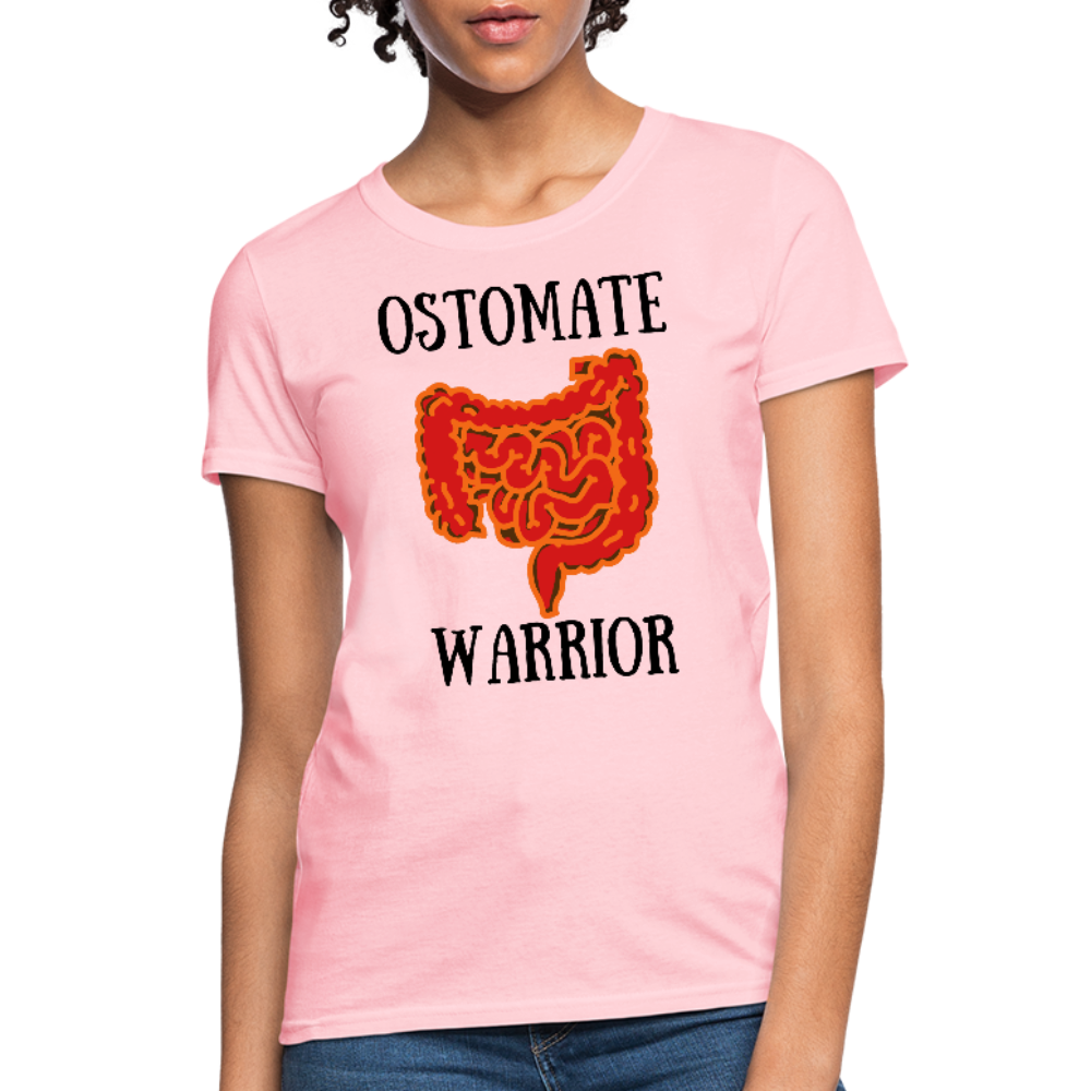 OSTOMATE WARRIOR (Women's T-Shirt) - pink