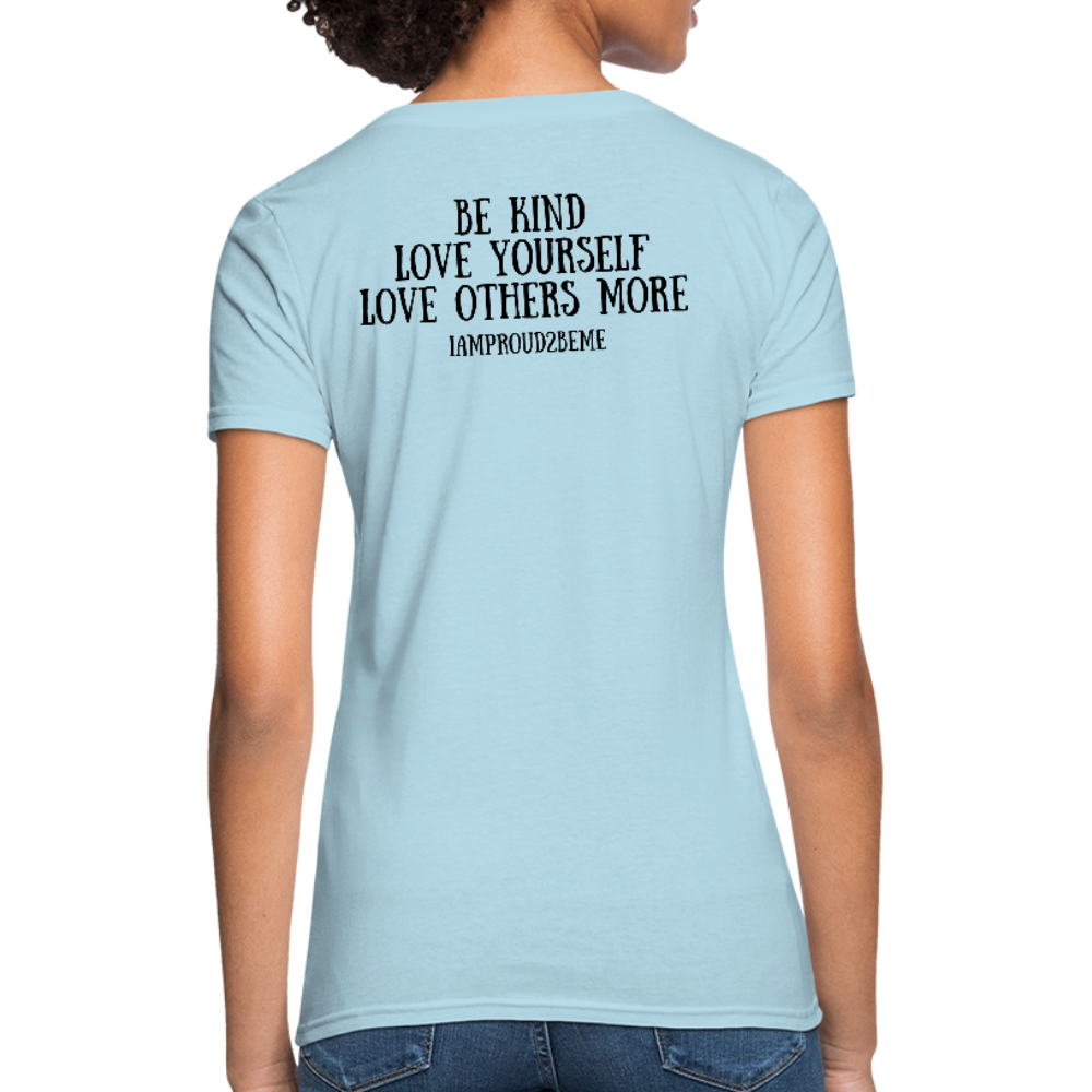 OSTOMATE WARRIOR (Women's T-Shirt) - powder blue
