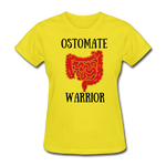 OSTOMATE WARRIOR (Women's T-Shirt) - yellow