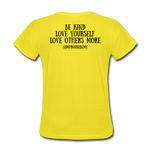 OSTOMATE WARRIOR (Women's T-Shirt) - yellow