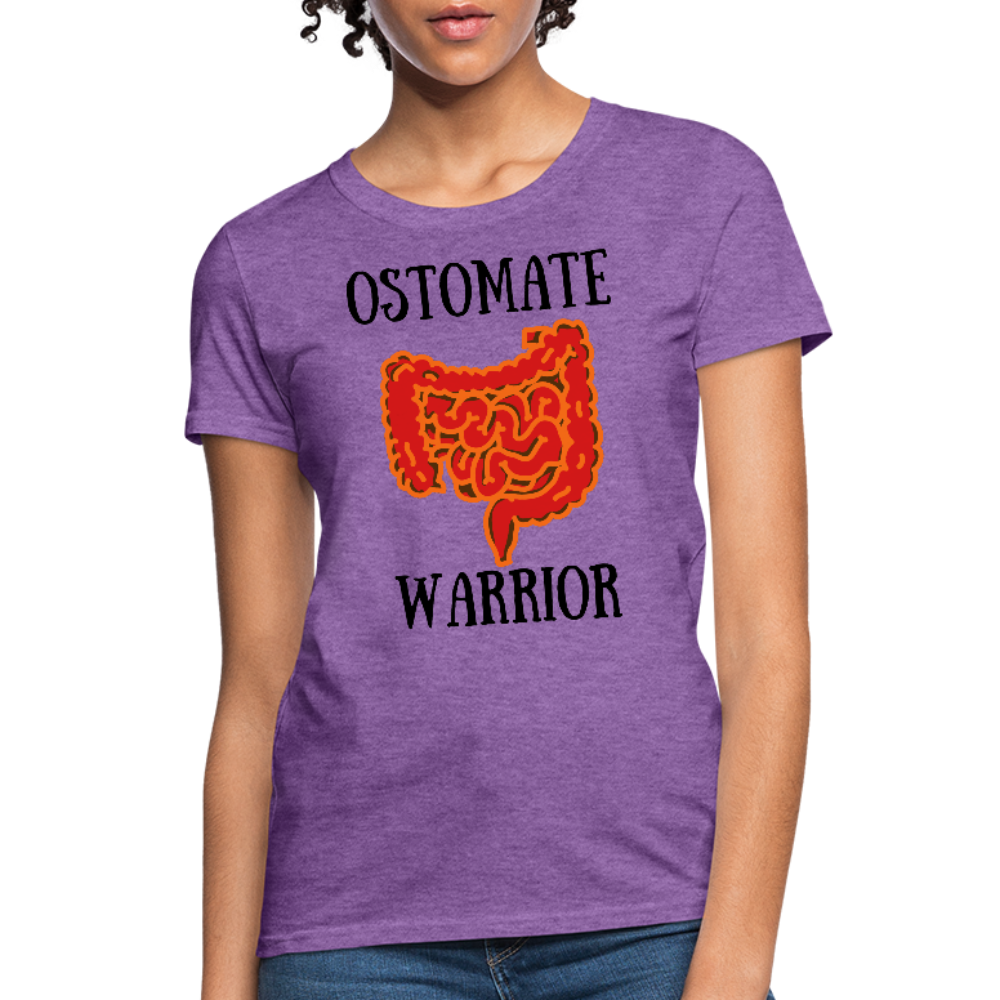 OSTOMATE WARRIOR (Women's T-Shirt) - purple heather