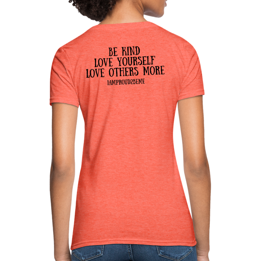 OSTOMATE WARRIOR (Women's T-Shirt) - heather coral
