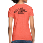 OSTOMATE WARRIOR (Women's T-Shirt) - heather coral