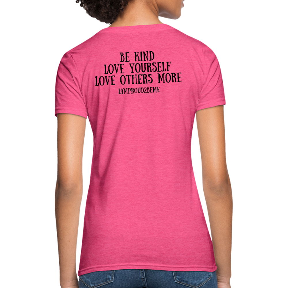 OSTOMATE WARRIOR (Women's T-Shirt) - heather pink