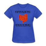 OSTOMATE WARRIOR (Women's T-Shirt) - royal blue