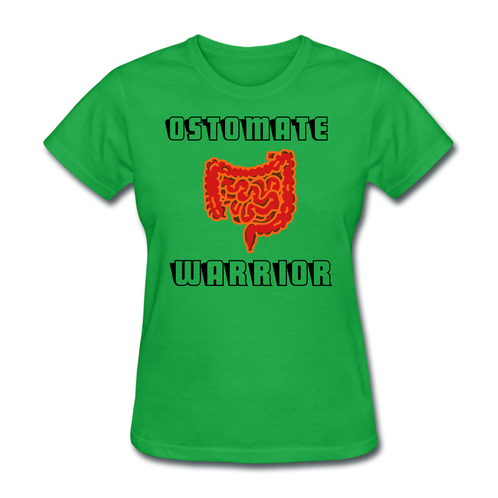 OSTOMATE WARRIOR (Women's T-Shirt) - bright green