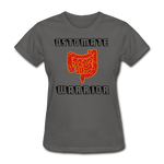 OSTOMATE WARRIOR (Women's T-Shirt) - charcoal