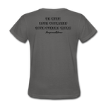 OSTOMATE WARRIOR (Women's T-Shirt) - charcoal