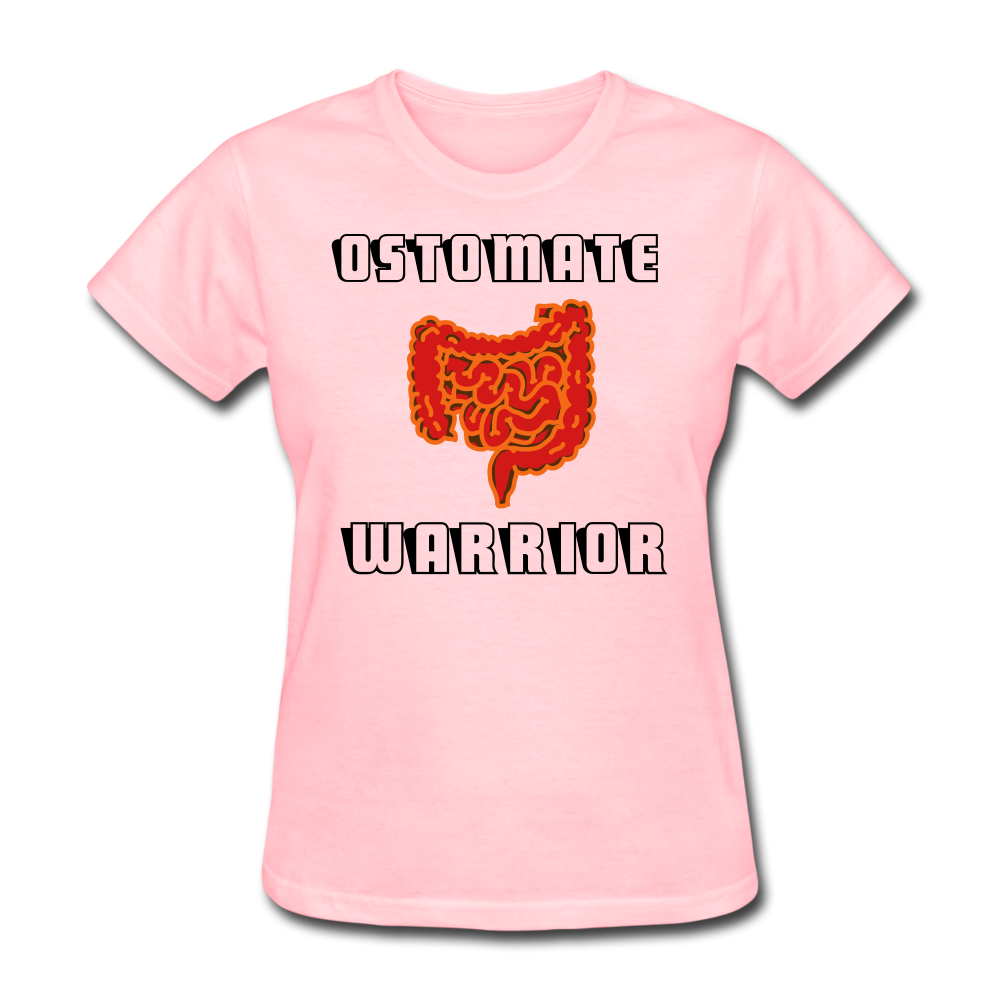 OSTOMATE WARRIOR (Women's T-Shirt) - pink