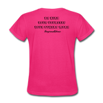 OSTOMATE WARRIOR (Women's T-Shirt) - fuchsia