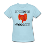 OSTOMATE WARRIOR (Women's T-Shirt) - powder blue