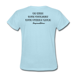 OSTOMATE WARRIOR (Women's T-Shirt) - powder blue