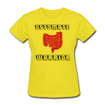 OSTOMATE WARRIOR (Women's T-Shirt) - yellow