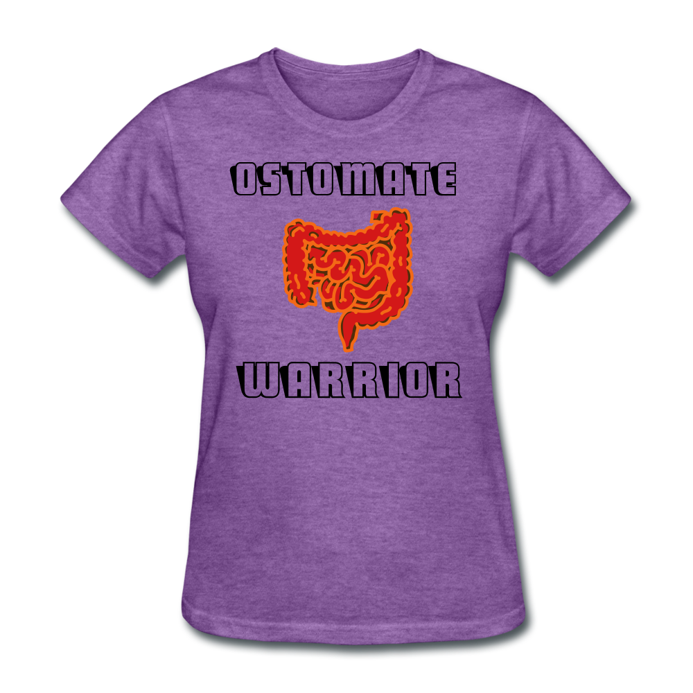 OSTOMATE WARRIOR (Women's T-Shirt) - purple heather
