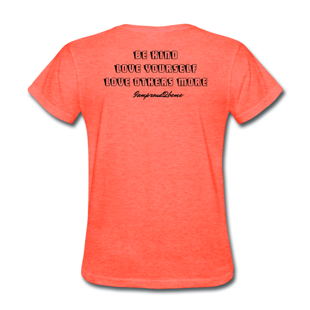 OSTOMATE WARRIOR (Women's T-Shirt) - heather coral