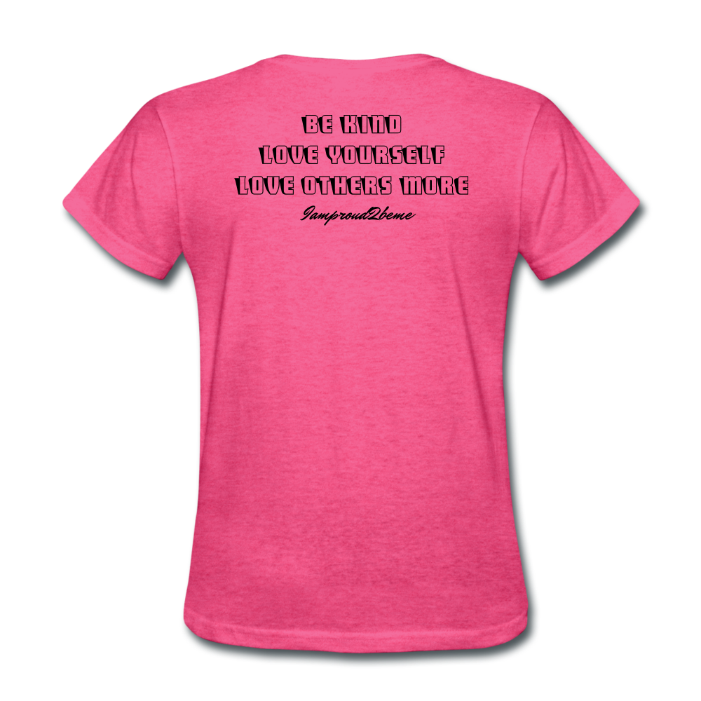 OSTOMATE WARRIOR (Women's T-Shirt) - heather pink