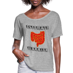 OSTOMATE WARRIOR (Women’s Flowy T-Shirt) - heather gray