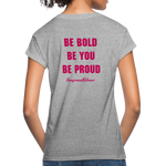 NO COLON STILL ROLLIN' (Women's Relaxed Fit T-Shirt) - heather gray