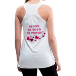 BElieve -n- YOUrself (Women's Flowy Tank) - white