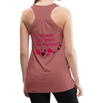 BElieve -n- YOUrself (Women's Flowy Tank) - mauve