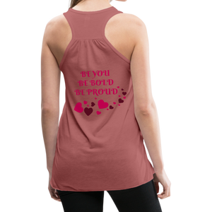 BElieve -n- YOUrself (Women's Flowy Tank) - mauve