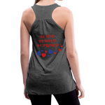 BElieve -n- YOUrself (Womens Flowy Tank) - deep heather