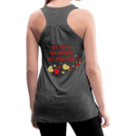 BElieve -n- YOUrself (Women's Flowy Tank) - deep heather