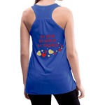 BElieve -n- YOUrself (Women's Flowy Tank) - royal blue