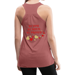 BElieve -n- YOUrself (Women's Flowy Tank) - mauve