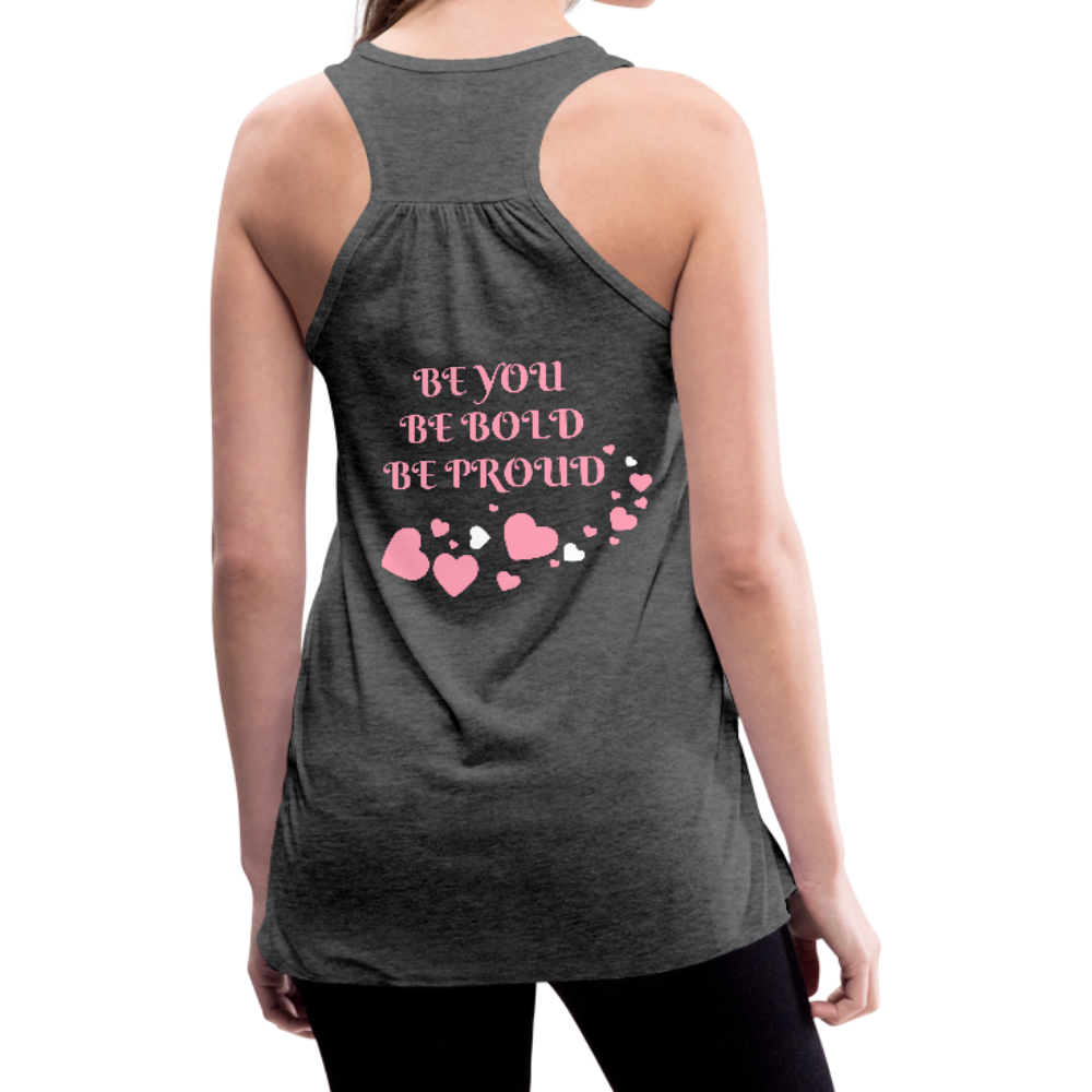 BElieve -n- YOUrself (Flowy Tank) - deep heather