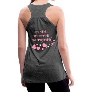 BElieve -n- YOUrself (Flowy Tank) - deep heather
