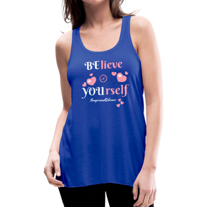 BElieve -n- YOUrself (Flowy Tank) - royal blue