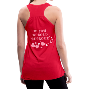 BElieve -n- YOUrself (Flowy Tank) - red