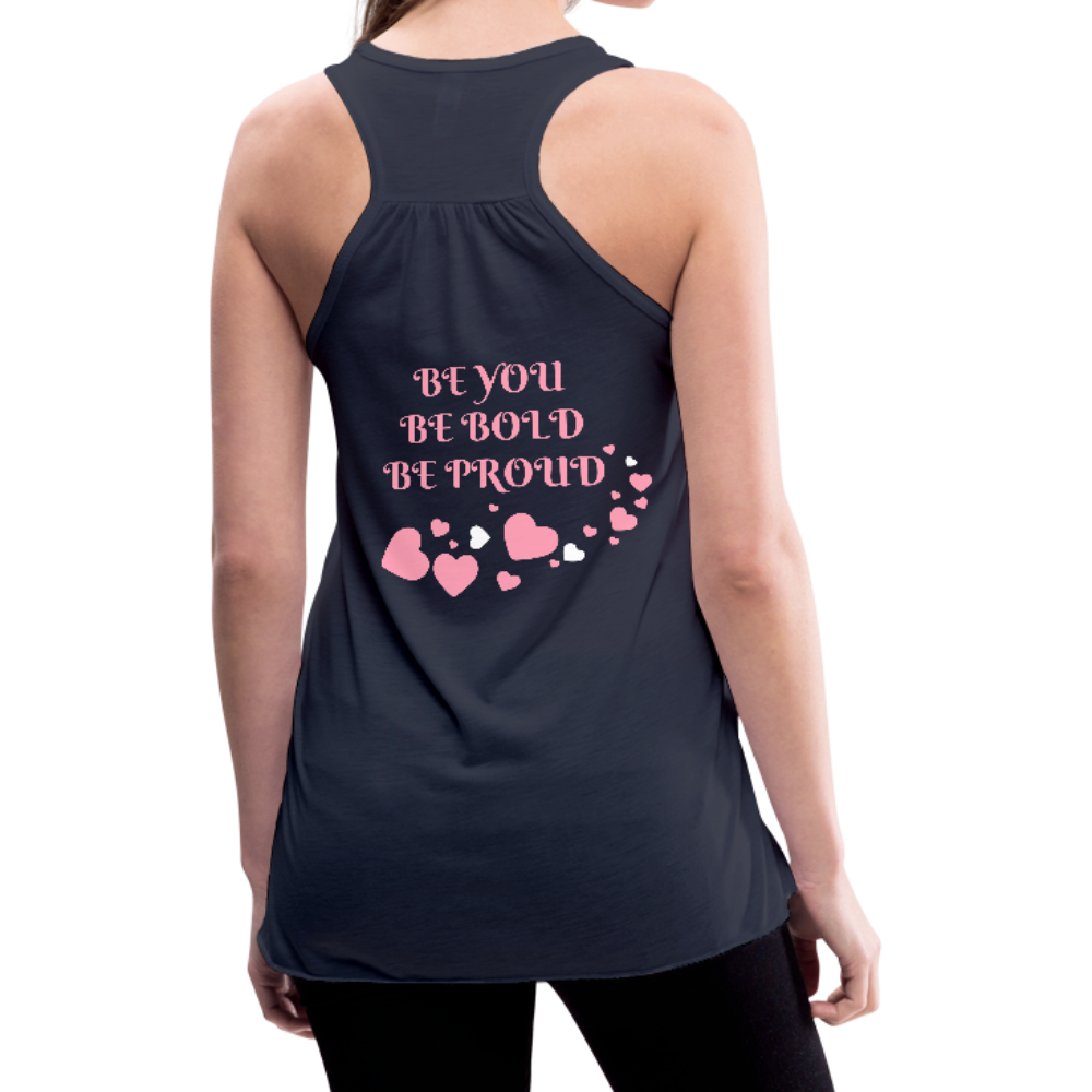 BElieve -n- YOUrself (Flowy Tank) - navy
