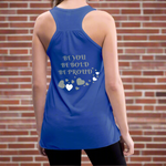 BElieve -n- YOUrself (Women's Flowy Tank Top) - royal blue