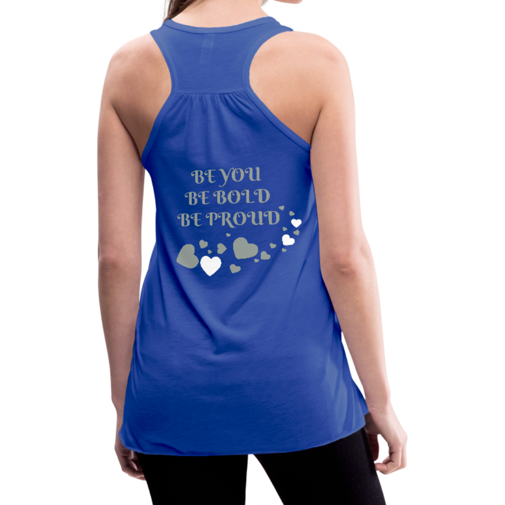 BElieve -n- YOUrself (Women's Flowy Tank Top) - royal blue