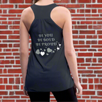 BElieve -n- YOUrself (Women's Flowy Tank Top) - navy