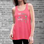 BElieve -n- YOUrself (Women's Flowy Tank Top) - neon pink