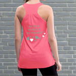 BElieve -n- YOUrself (Women's Flowy Tank Top) - neon pink