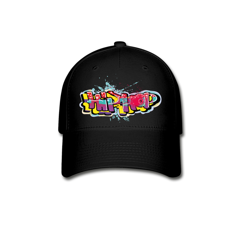 HIP HOP GRAFITTI Baseball Cap (Adult) - black