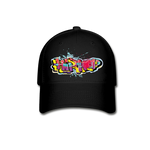 HIP HOP GRAFITTI Baseball Cap (Adult) - black