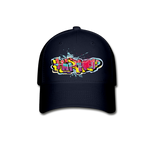 HIP HOP GRAFITTI Baseball Cap (Adult) - navy